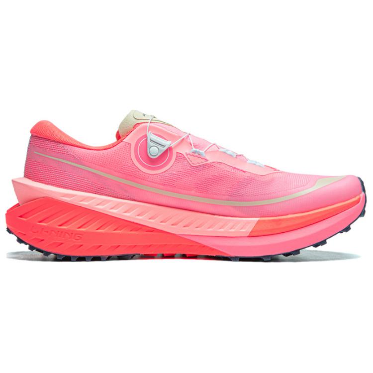 Li Ning De Lucas PRO Cushioning, Wear Resistant Low top Running Shoes Men’s Pink