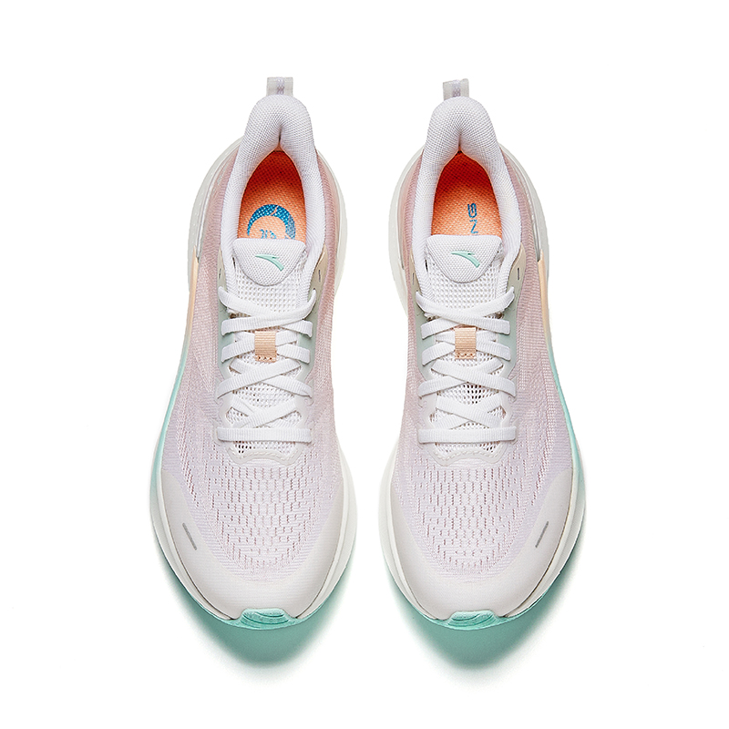Anta Slip Resistant Abrasion Resistant Low top Casual Running Shoes Women’s White Pink