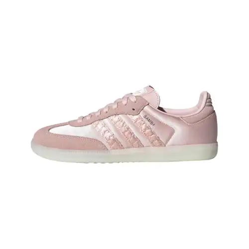 Adidas Originals SAMBA OG Cushioning Low top Skateboard Shoes Women's Light Pink
