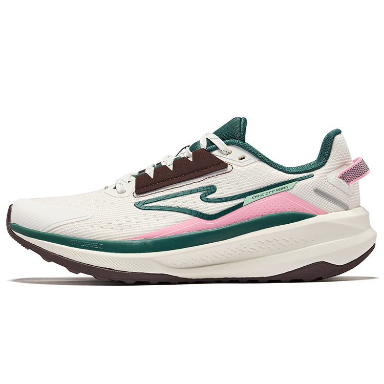 Erke Wild 2.0 Cushioning Rebound Low top Casual Running Shoes Women’s Microcrystal White Mountain Green