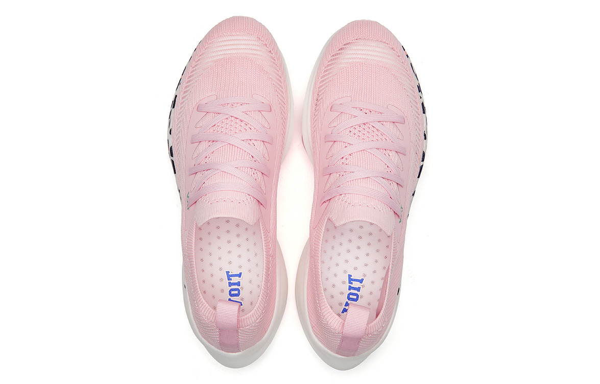 VOIT Running Shoes Unisex Low Top Pink/White