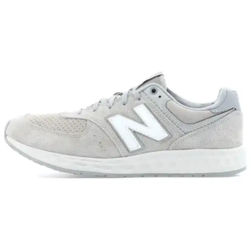 New Balance NB 574 Abrasion Resistant Low top Running Shoes Men's Gray White