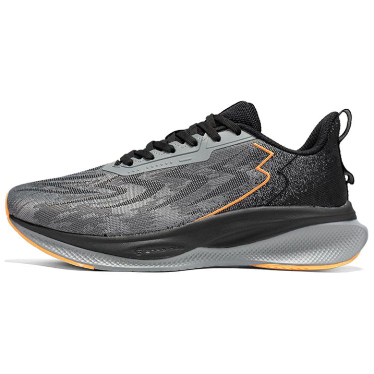 361° Slip Resistant Abrasion Resistant Slip Resistant Abrasion Resistant Low top Running Shoes Men’s Black Orange