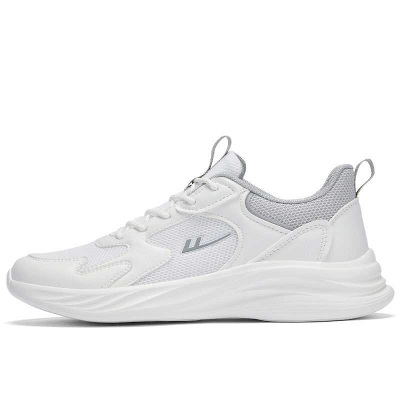 Warrior Cloud Sail Collection Cushioning Slip Resistant Lightweight Low top Casual Running Shoes Men’s White Gray
