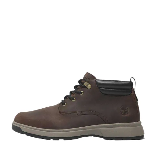 Timberland Chukka Leather Waterproof And Wear resistant Short Outdoor Boots Men's Brown
