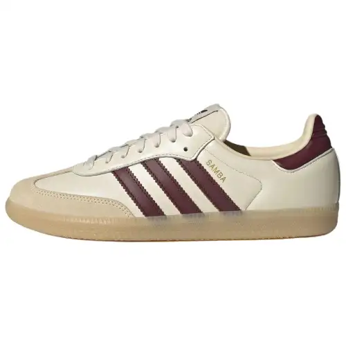 Adidas Originals SAMBA OG Low top Skateboard Shoes Men's Beige