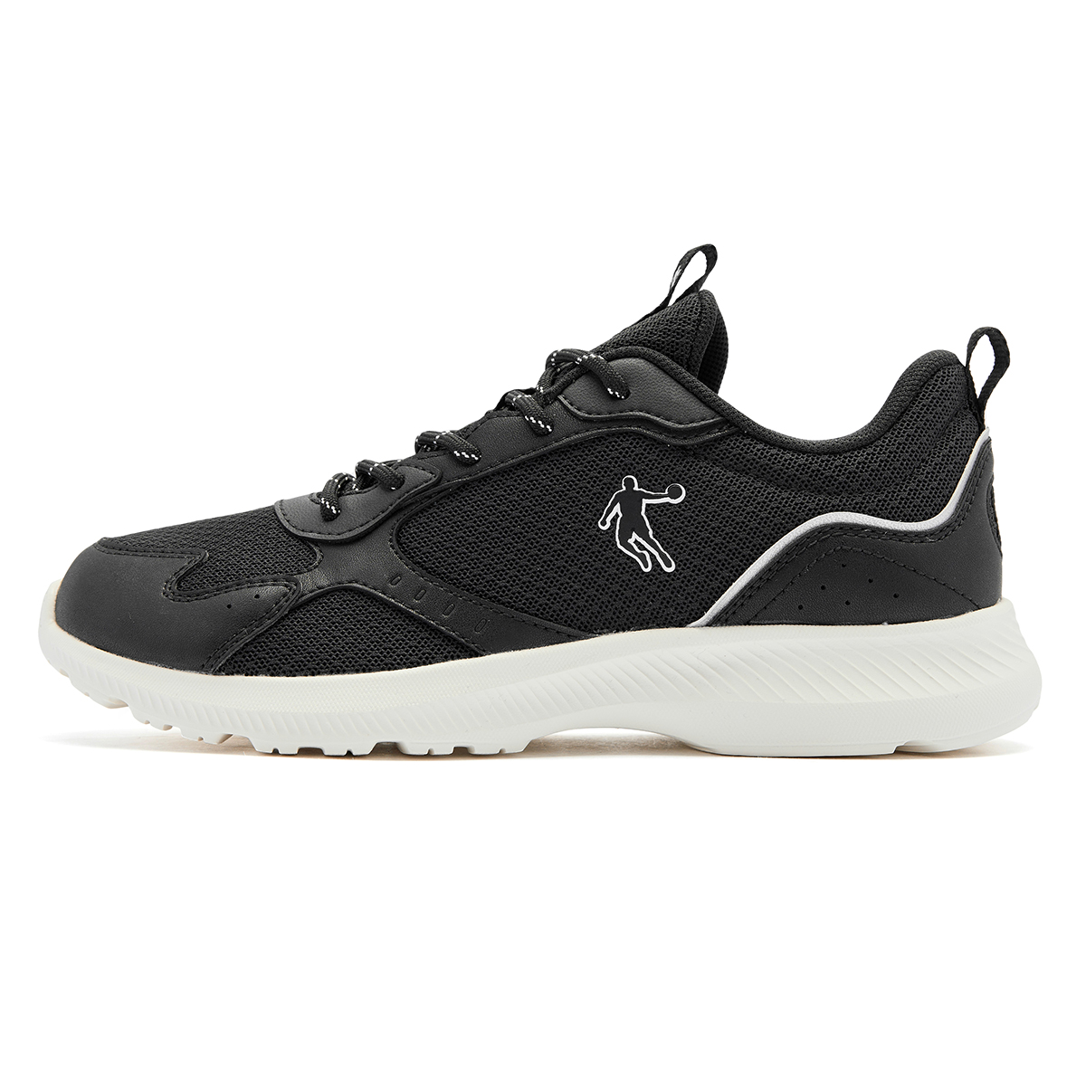 QIAODAN Slip Resistant Abrasion Resistant Slip Resistant Abrasion Resistant Low top Casual Running Shoes Women’s Black