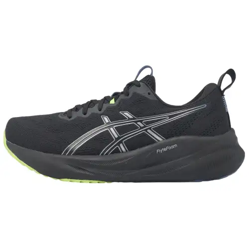 Asics GEL PULSE 16 Breathable Support Running Shoes Women's Black Silver