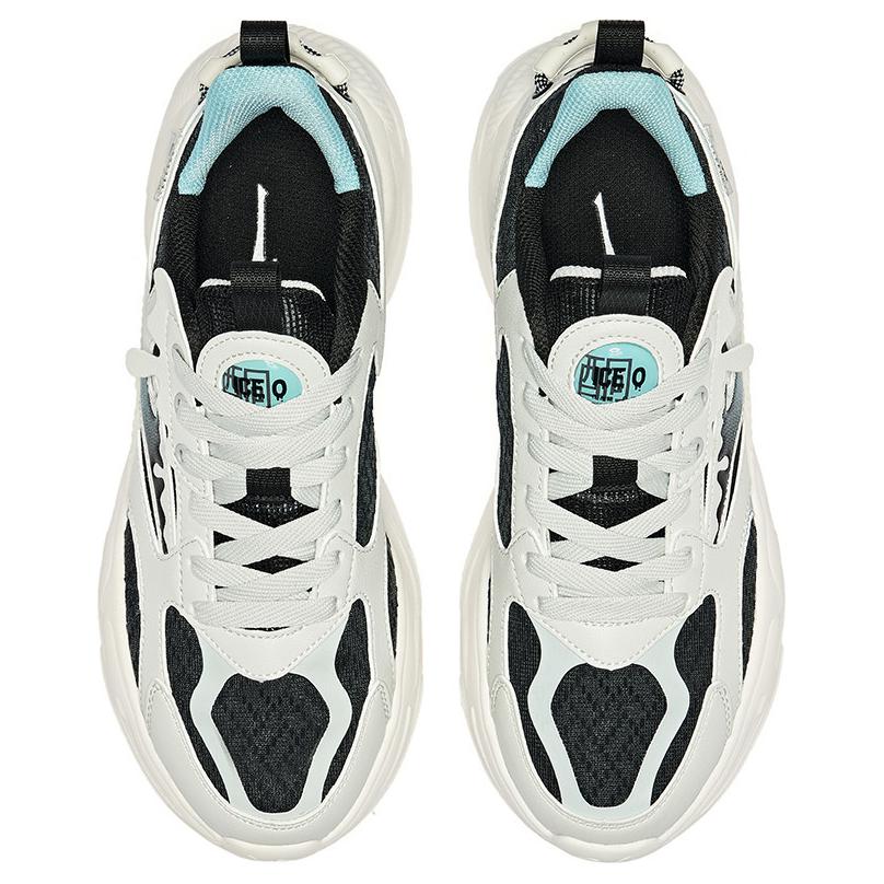 Erke Comfortable And Breathable Cushioning Abrasion Resistant Cushioning, Wear Resistant Low top Casual Running Shoes