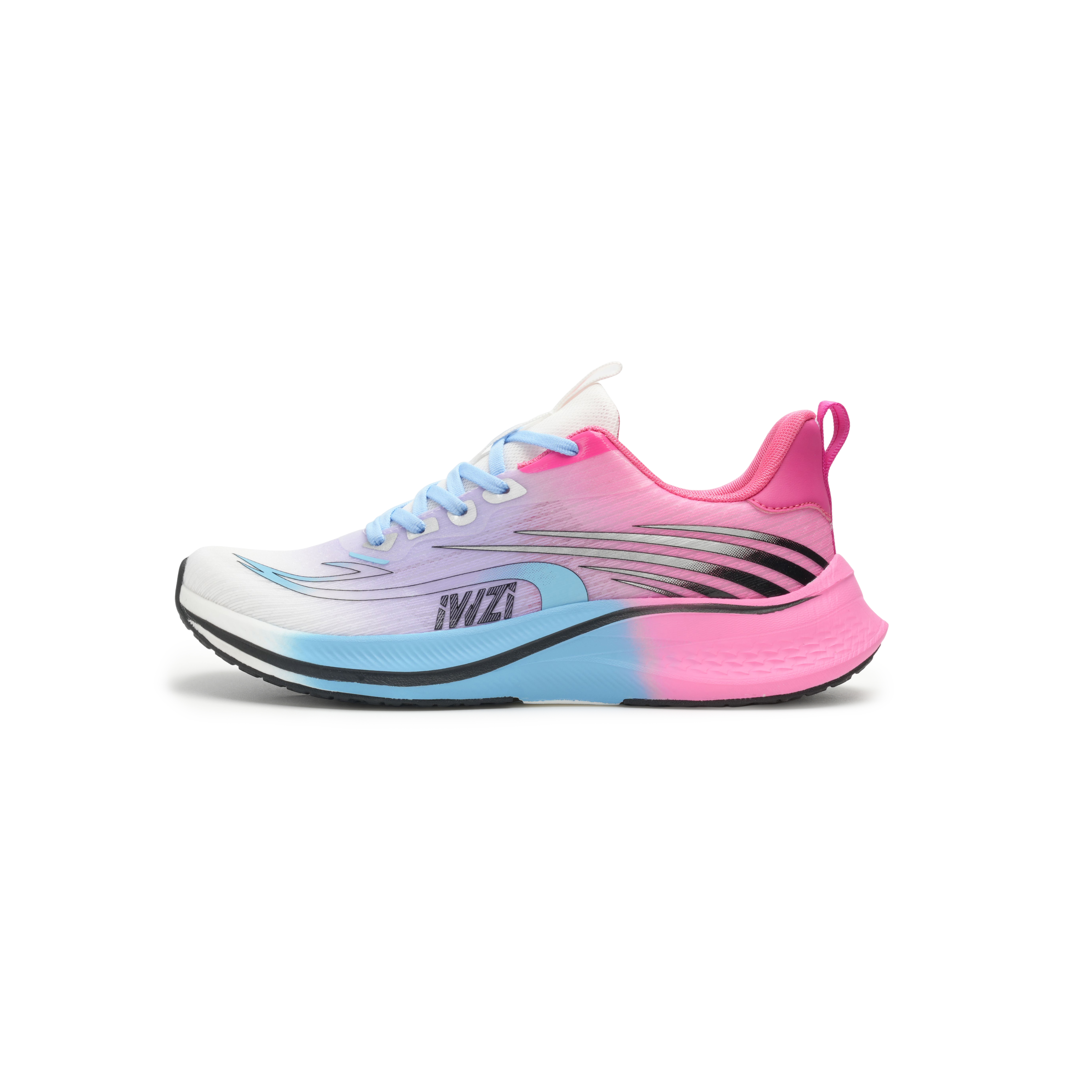 IWZI Low top Running Shoes Unisex Blue With Pink Appearance/Mismatched Color