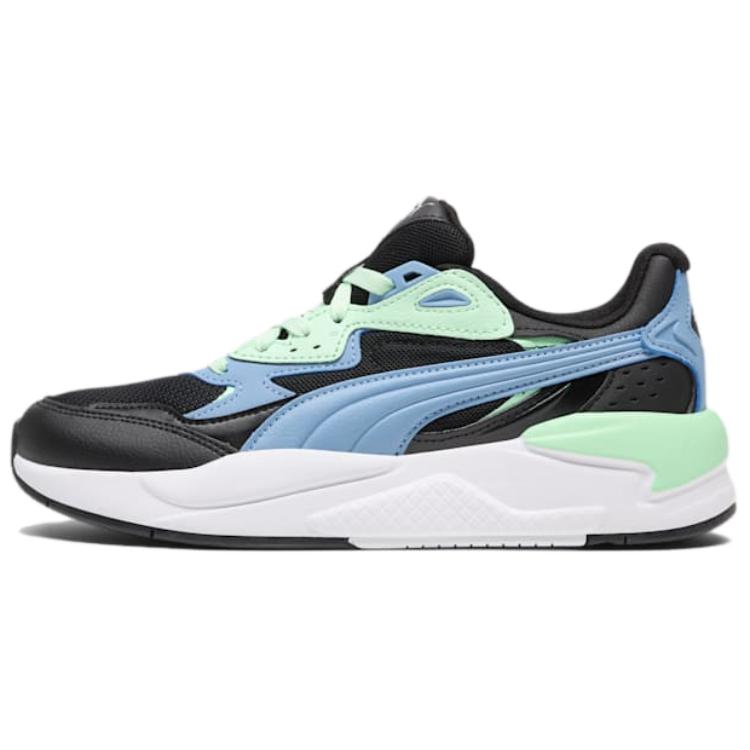PUMA X Ray Speed Slip Resistant Abrasion Resistant Low top Running Shoes Women's Black Blue Green