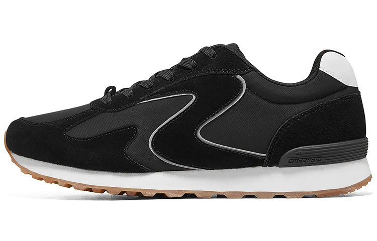 Skechers Sports Cushioning Waterproof Low top Running Shoes Men's Black