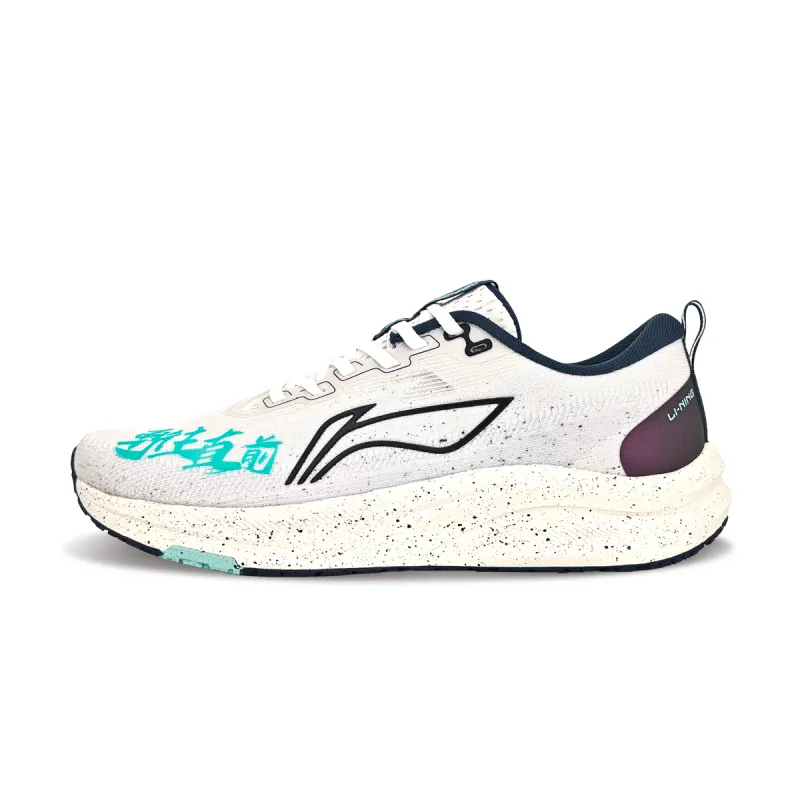Li Ning Red Hare 8 Cushioning Slip Resistant Abrasion Resistant Low top Casual Running Shoes Men's White Blue