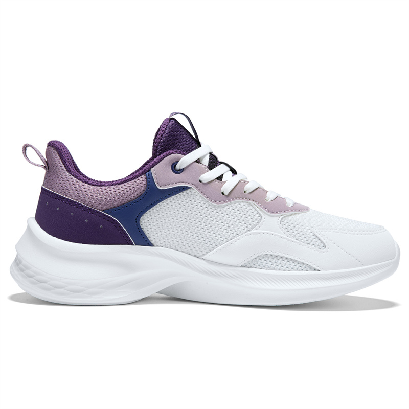 361° Low top Casual Running Shoes Women’s Feather White Lilac Gray Purple