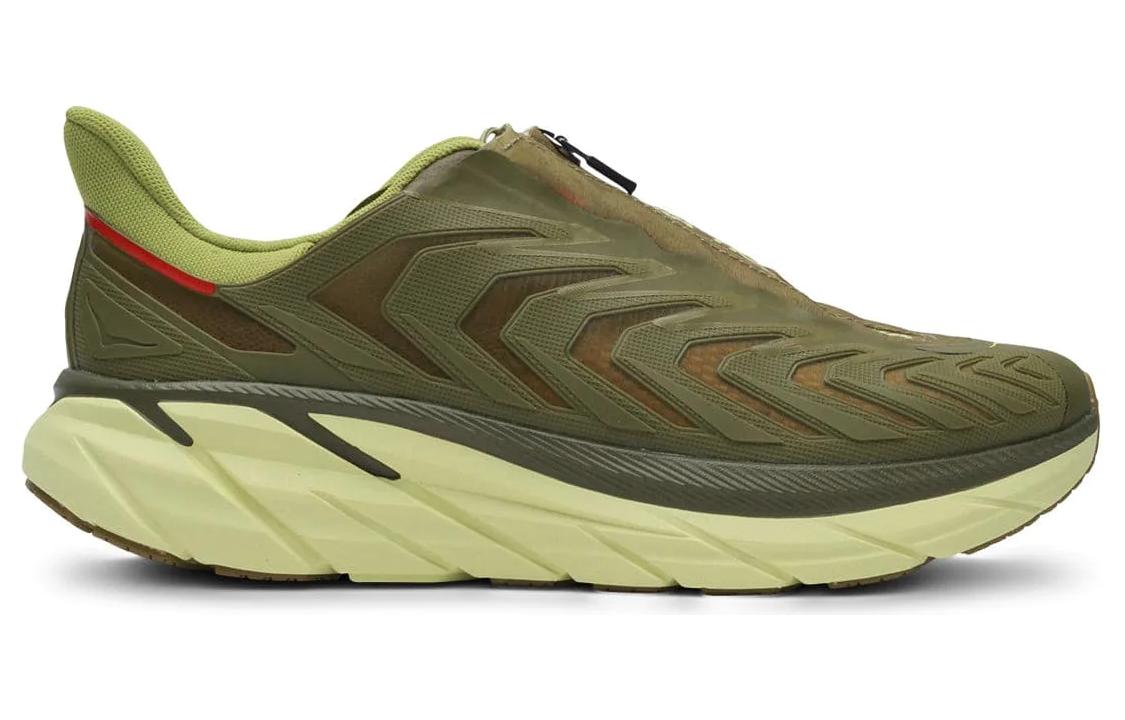 HOKA ONE ONE Project Clifton Avocado Dark Citron