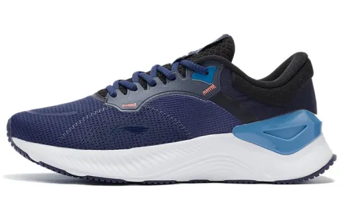 Li Ning Yueying Element Cushioning Rebound Low top Running Shoes Men's Dark Blue
