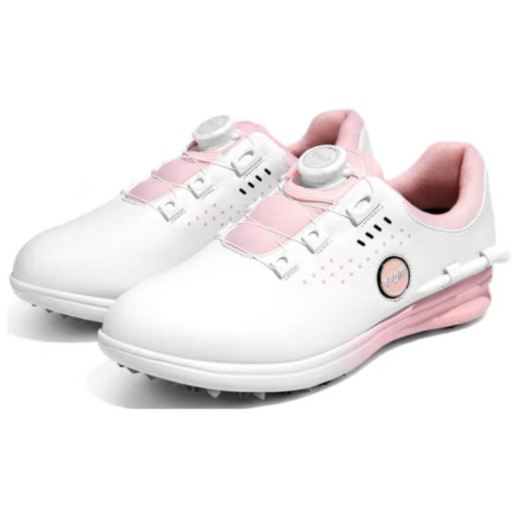 PGM Abrasion Resistant Waterproof Lightweight Low top Golf Shoes Women’s White Pink