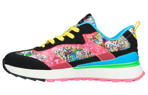 Tokidoki X Skechers Casual Shoes Women's Mid Top Black Multicolor