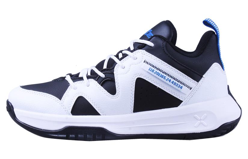 XTEP Casual Fleece Lined Insulated Shoes Synthetic Leather Cushioning Slip Resistant Abrasion Resistant Thermal Low top