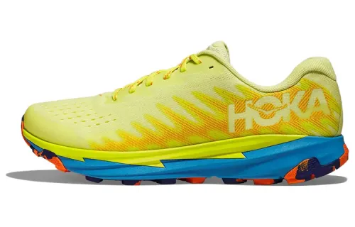 HOKA ONE ONE Torrent 3 Lightweight Slip Resistant Abrasion Resistant Low top Running Shoes Men's Yellow