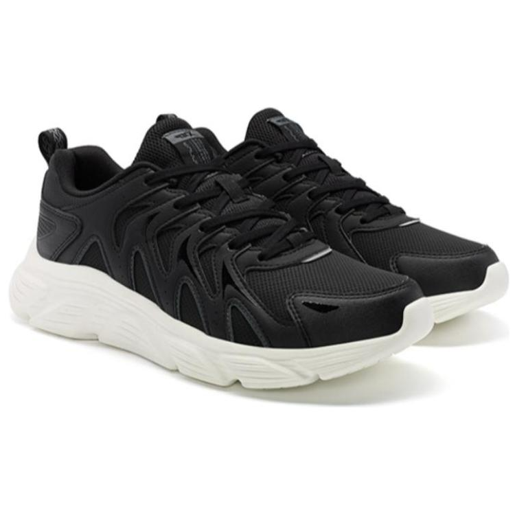 XTEP Abrasion Resistant Low top Casual Running Shoes Men’s Black White