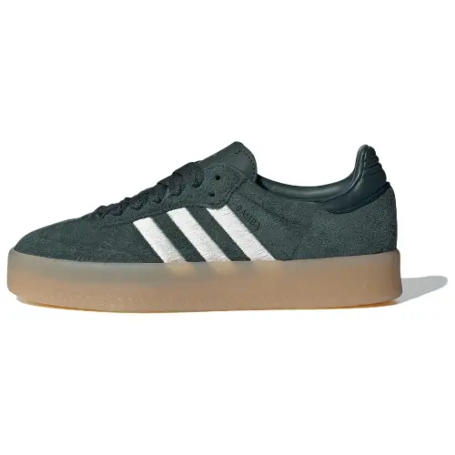 Adidas Originals SAMBAE Classic And Versatile Low top Skateboard Shoes Women's Green White