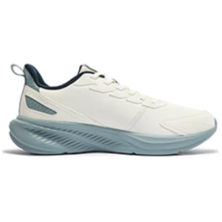361° Mesh, Synthetic Leather Slip Resistant Abrasion Resistant Low top Running Shoes Men’s White Blue