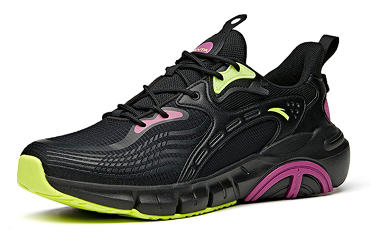 Anta Comfortable Cushioning Breathable Lightweight Abrasion Resistant Slip Resistant Low top Running Shoes Men’s
