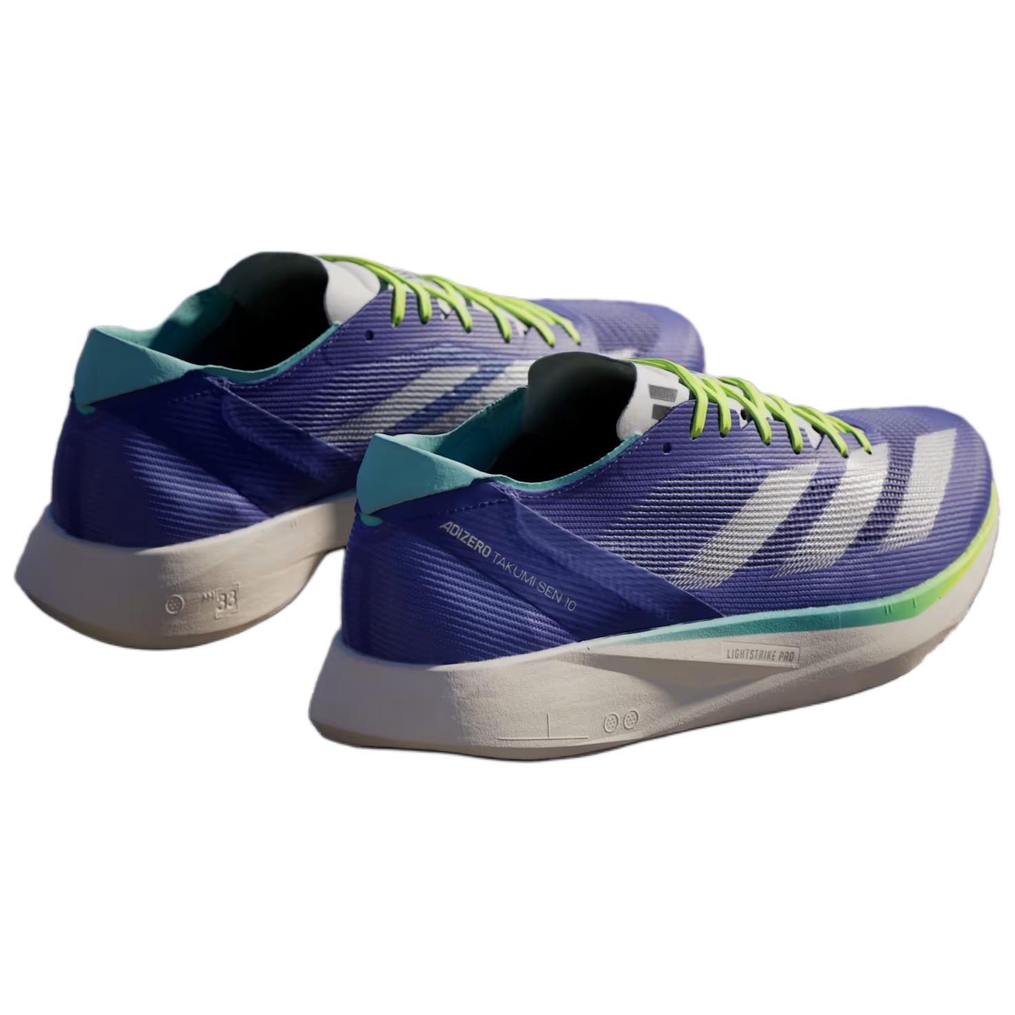 Adidas Adizero Takumi Sen 10 ‘Cobalt Blue Lucid Lemon’