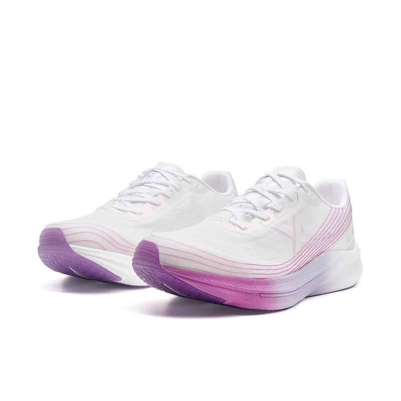 XTEP Integrated Molding 3rd Generation Body Testing Version Low top Training Running Shoes Women’s White Red Purple
