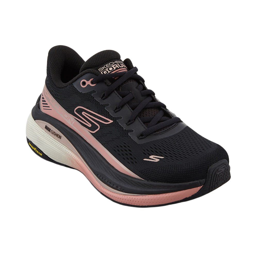 Skechers Max Cushioning Wear resistant And Lightweight Low top Casual Running Shoes Women’s Black