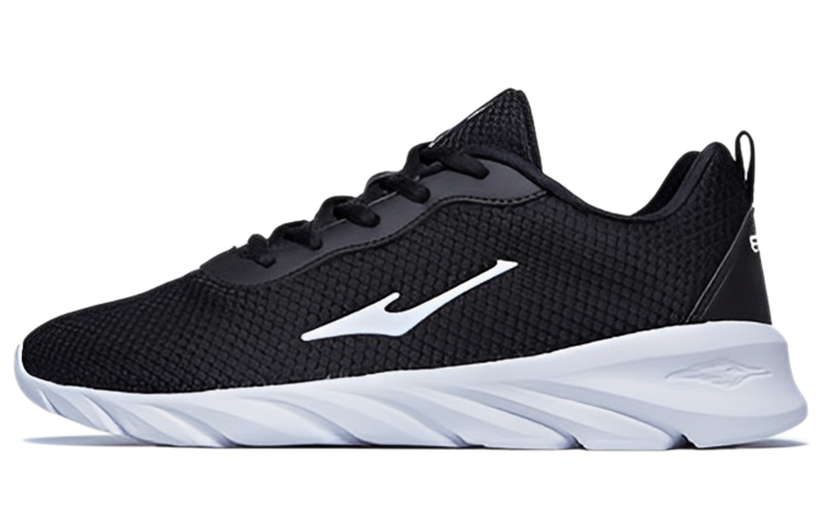Erke Running Shoes Women’s Low Top Jet Black/True White