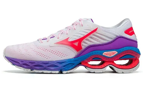 Mizuno Creation 22 Running Shoes Unisex Low Top White/Blue/Red