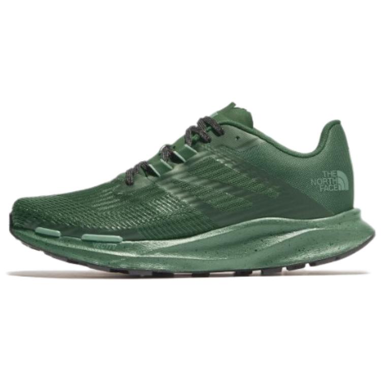 THE NORTH FACE Vective Eminus Cushioning Breathable Low top Running Shoes Men's Green