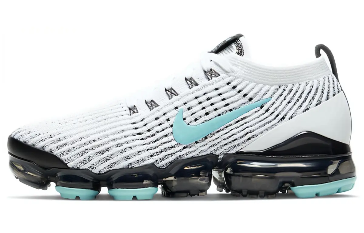 Nike Air VaporMax Flyknit 3 White Black Aurora Women's