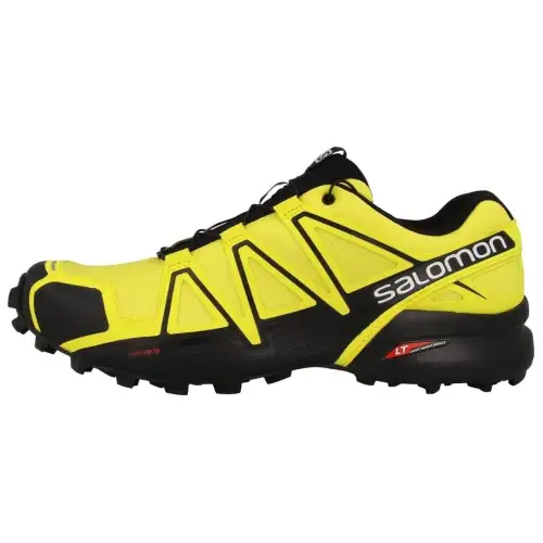 SALOMON Speedcross 4 Soft And Comfortable Abrasion Resistant Low top Running Shoes Men's Yellow