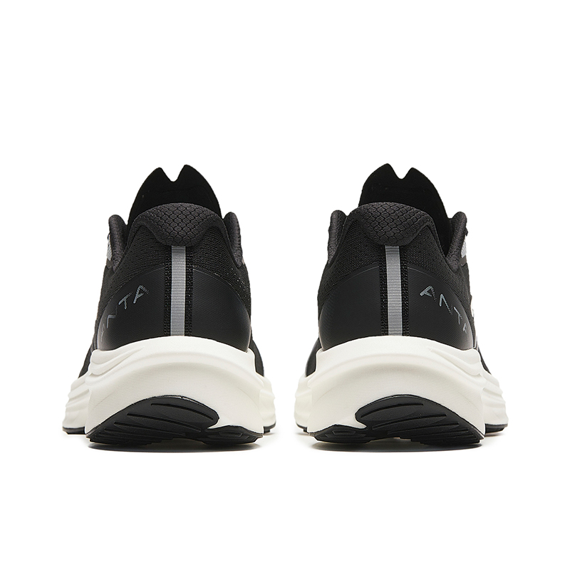 Anta Road Run Mesh Cushioning Abrasion Resistant Rebound Low top Running Shoes Women’s Black White