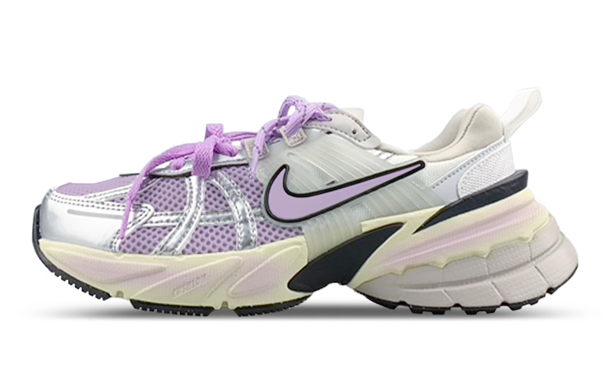 Nike V2K Run Low top Running Shoes Women’s White Purple Gray