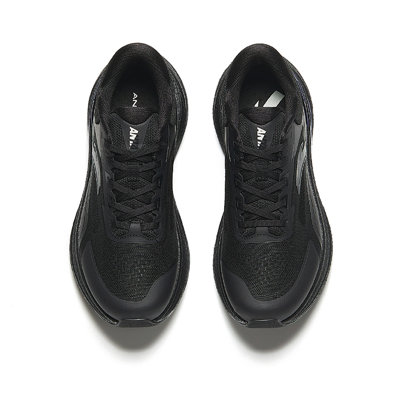 Anta Abrasion Resistant, Breathable, Lightweight Low top Running Shoes Men’s Basic Black