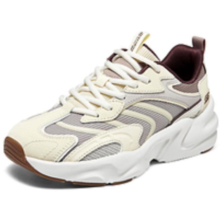 Skechers BOBS BAMINA 2 Comfortable Abrasion Resistant Low top Running Shoes Women’s Beige Brown