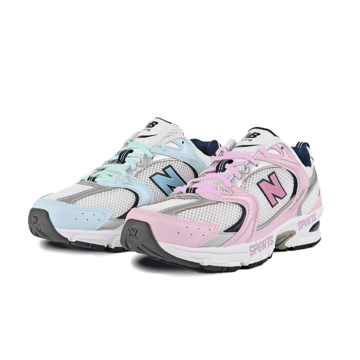 New Balance NB 530 Low top Running Shoes Unisex Pink Blue