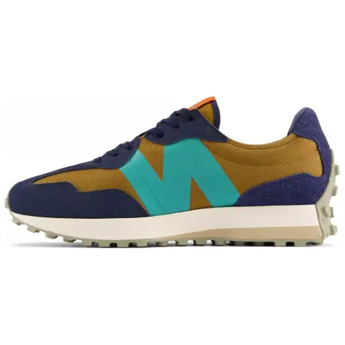 New Balance NB 327 Cushioning, Wear Resistant Low top Running Shoes Unisex Blue Brown