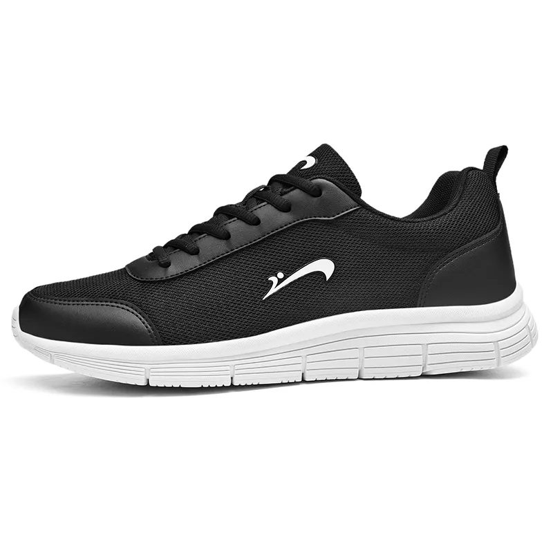 K bird Textile, Synthetic Leather Breathable Low top Running Shoes Men's