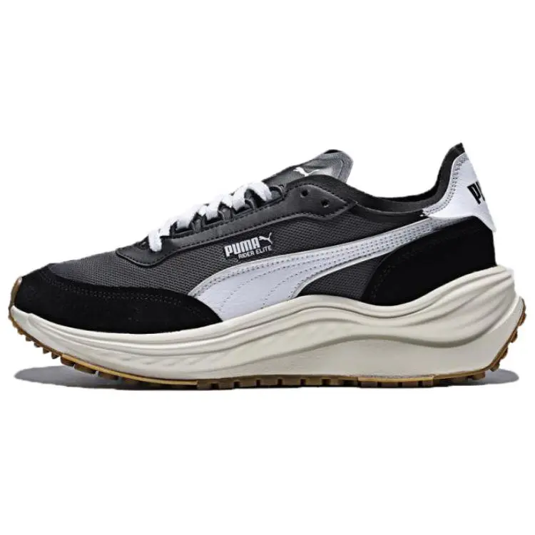 PUMA RIDER ELITE Low top Casual Shoes Unisex Gray White Black