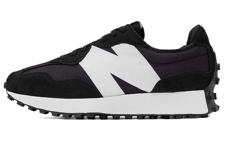 New Balance NB 327 Low top Casual City Commuting Running Shoes Unisex Black White