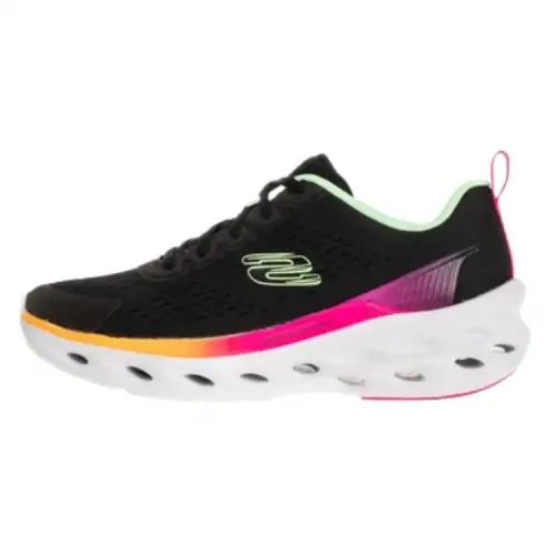 Skechers Abrasion Resistant Low top Running Shoes Women's Black