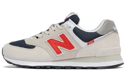 574 New Balance 'Beige Red Blue'