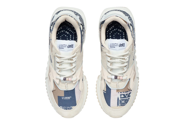 Li Ning 001 Slip Resistant, Abrasion Resistant, Lightweight Low top Running Shoes Women’s Light Taupe