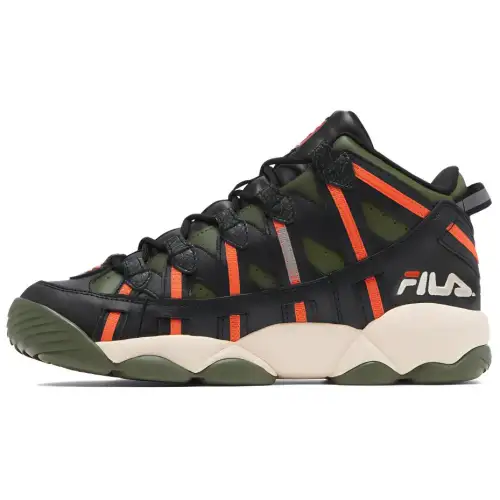 FILA Spaghetti Cushioning, Wear Resistant Low top Running Shoes Men's Green