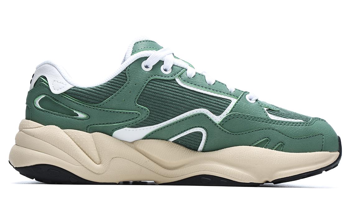 FILA FUSION Flash Textile, Synthetic Leather Low top Running Shoes Women’s Green White